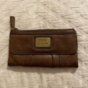 Fossil Long Live Vintage Taupe Wallet